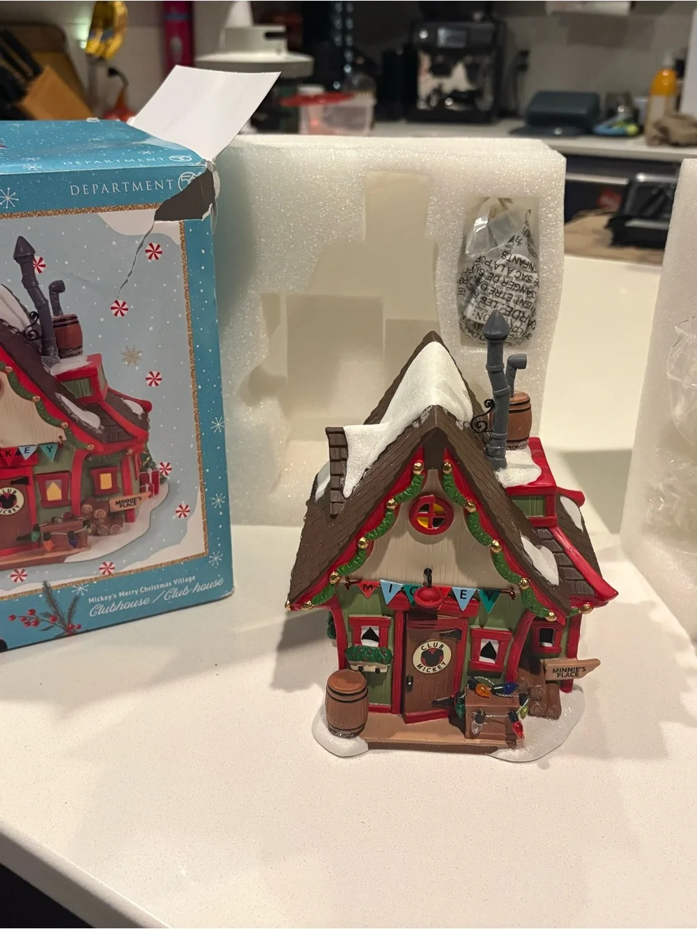 Disney Mickey's Merry Christmas Village Clubhouse